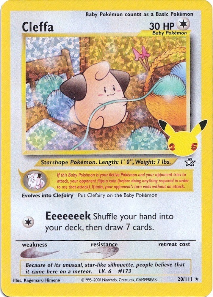 Pokemon Cleffa [CCCHolofoil - 20/111]NM