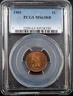 1901 Indian Head Cent certified MS 63 RB by PCGS!