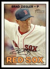Brad Ziegler 2016 Topps Heritage #654 Boston Red Sox 25291 Baseball Card