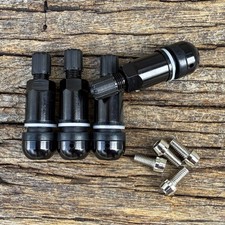 4x Reifendruckventil Reparatursatz TPMS RDKS Schwarz Reparaturventil Skoda