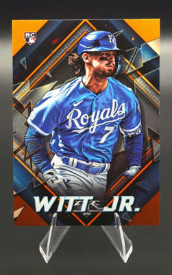 2022 Topps Fire Bobby Witt Jr. Kansas City Royals Orange /299 (RC) #198