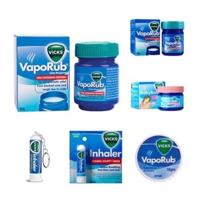 VICKS VapoRab  and Baby Balsam 50g and VICKS VapoRab inhalants