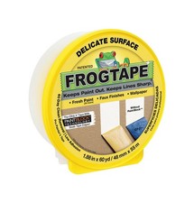 FrogTape 280222 Yellow Low Strength Painter's Tape 1.88 W in. x 60 L yd.