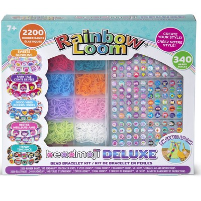 Rainbow Loom: Beadmoji Deluxe DIY Rubber Band & Bead Bracelet Kit