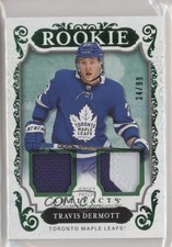 2018 Artifacts Rookies Emerald Material 34/99 Travis Dermott #173 Rookie RC 04y9