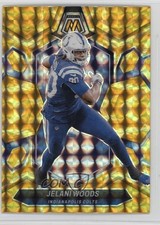 2024 Panini Mosaic Reactive Yellow Mosaic Prizm Jelani Woods #96 0t2
