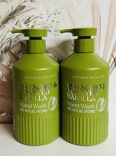 2-Pack Leucadia Bath Co. ~ Pistachio & Toasted Vanilla Hydrating Hand Wash 16 oz