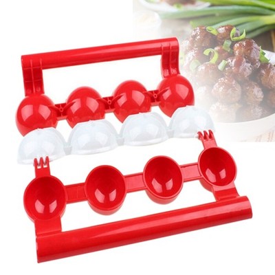 Selbstgemachte gefüllte Frikadellenmaschine Werkzeug, ungiftiges ABS, 4-5cm Kugeln, einfache Presse