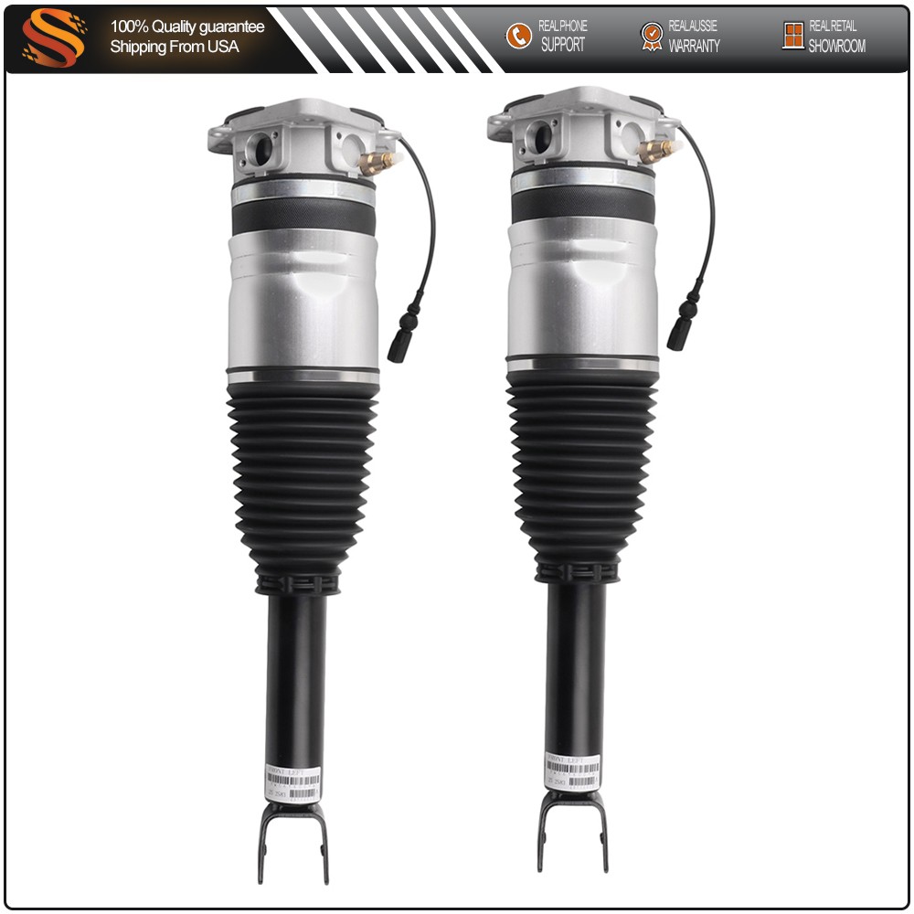2x Rear Air Suspension Spring Struts For Bentley Continental GT GTC Flying Spur