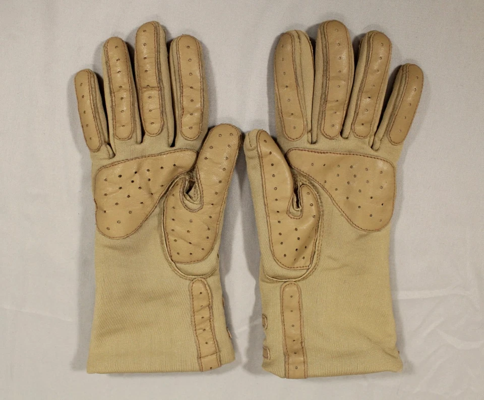 DE COLECCIÓN FOWNES Elastizado NYLON Beige CÁLIDO SUÉTER FORRO TEJIDO Guantes Hasta la Muñeca OS Foto 2 de 4