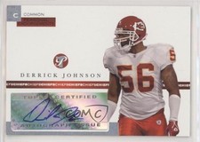 2005 Topps Pristine Personal Endorsements /1500 Derrick Johnson #PEC-DJ Auto 2r5