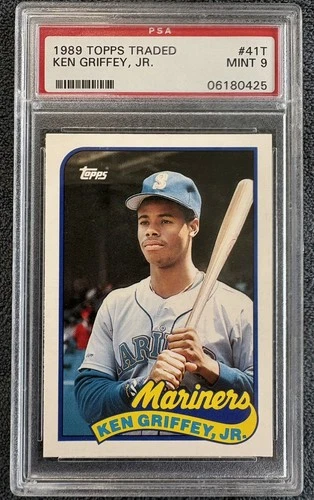 1989 Topps Traded #41T Ken Griffey Jr.  PSA 9 MINT New Slab