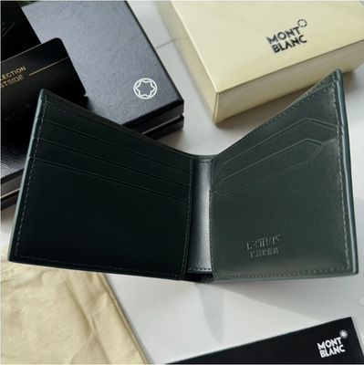 【未開封】MONTBLANC EXTREME 折り財布 6cc ブラック Montblanc Billetera Extreme Montblanc Extreme Blk Leather Wallet
