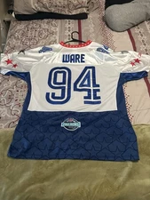 Men's DeMarcus Ware Blue 2009 NFC Pro Bowl Authentic Jersey Size 52  (X-Large)