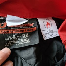 Portwest Flame Retardent Thermal Overalls Red Size Medium 40