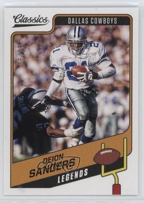 2021 Panini Classics Legends Blank Back 15/25 Deion Sanders #106 HOF 1m1a