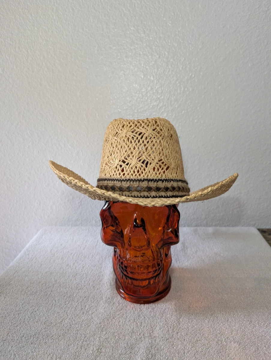Cowboy Straw Vintage Men's 7 1/8 Size for sale | eBay