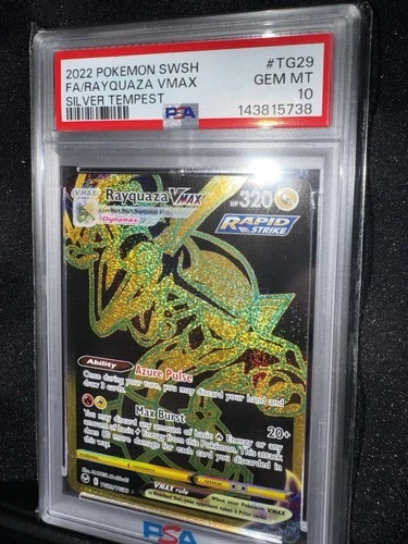 Pokémon Rayquaza VMAX TG29/TG30 Silver Tempest Holo PSA 10 2022