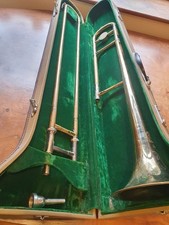 Vintage 50s 60s Lincoln Selmer London trombone mouthpiece exc carrying hard case