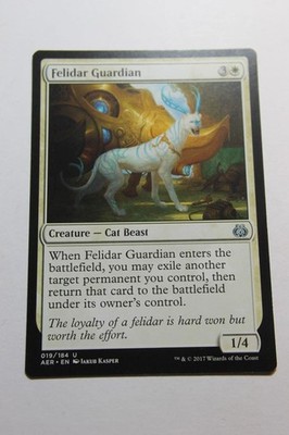 MTG Felidar Guardian x1- -Aether Revolt-Lightly Played