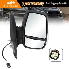 Passenger Right Side Door Mirror For 10-24 Ford Transit Power with signal Light