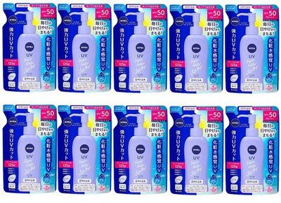 #ad Nivea Sun Protect Super Water Gel SPF50 PA 4.22floz 125g Refill Pack of 10 $96.68