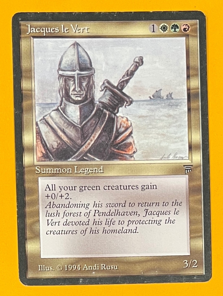 MTG JACQUES LE VERT Legends (OldManMTG 012-712)