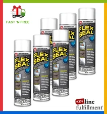 ⭐️PACK OF 6! 14 Oz. Cans Of Flex Seal White FSWHTR20 ✅ FREE 2 DAY SHIPPING!!!