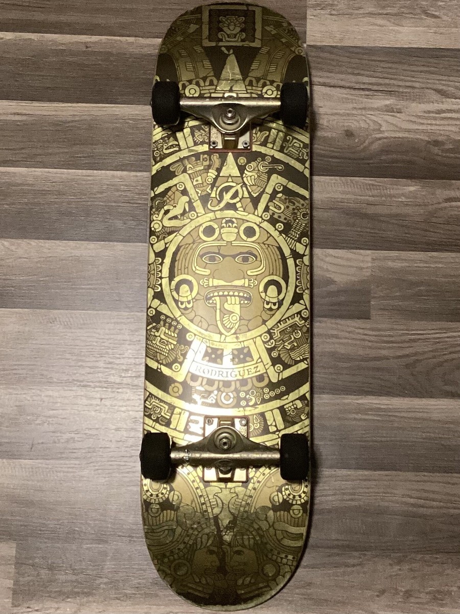paul rodriguez gold skateboard