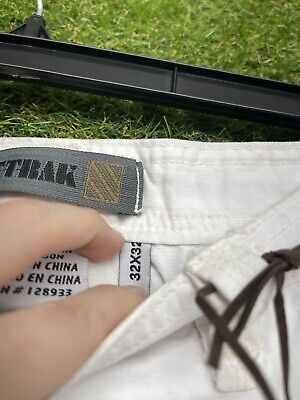 【HI FI FNK】Jacquard White Pants Asics Onitsuka Tiger FABRE HI NM 1183B439 WHITE/BLACK With