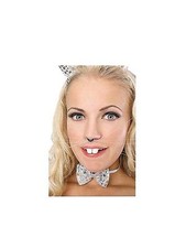 Fake Easter Bunny Rabbit Teeth Plastic Costum...