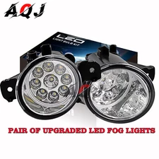 2x New Bumper White LED Fog Light Lamp Driver For NISSAN JUKE 2015-2017 US