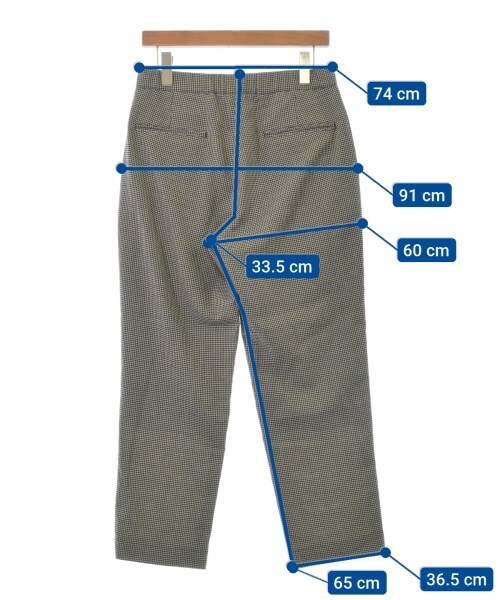 VAINL ARCHIVE Pants (Other) BlackxGray(Plover Plaid) S VAINL ARCHIVE Pants (Other) BlackxGray(Plover Plaid) S