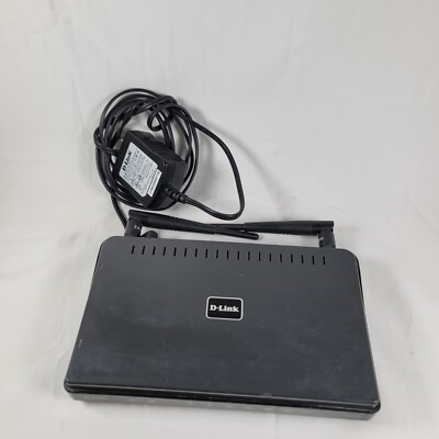 D-Link RangeBooster N DIR-628 54 Mbps 4-Port 10/100 Wireless N Router W/Pwr Crd