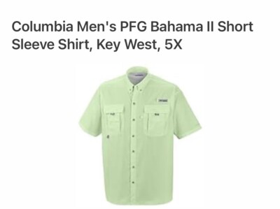 Men s Columbia Bahama II SS Shirt