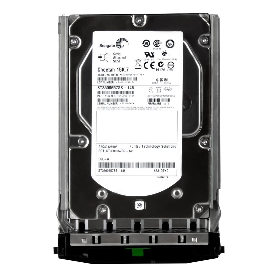 Hard Drive Fujitsu A3C40126906 146GB 15000RPM 16MB SAS ST3300657SS-146 3.5" - Image 2 of 3