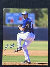 Jacob Barnes Milwaukee Brewers Signed Auto Autographed 8x10 Photo