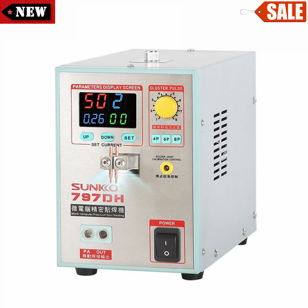 SUNKKO 797DH Battery Spot Welder Foot Pedal Welding Machine w/ 70BN