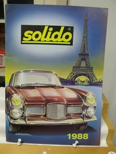 SOLIDO 1988 COLLECTOR'S CATALOG,COLOR, 20 PAGES, 8.25" X 11.5",EXCEL CONDITION