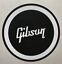 thumbnail 1  - Gibson Guitar 12&#034; Black and White Metal Sign