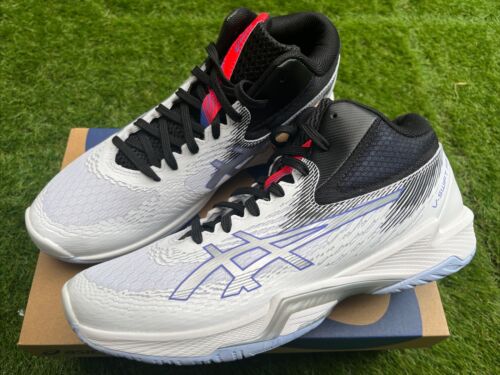 ASICS V-SWIFT FF MT 4 1053A064 100 White/Pure Silver Unisex Volleyball Shoes - 第 1/7 張圖片