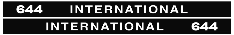 IHC Aufkleber international 644 Logo Emblem Sticker Label lang