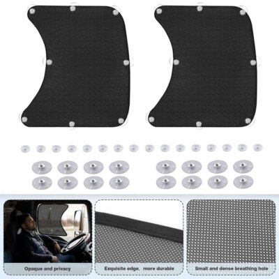 2 Pcs 23.6x21.6inch Side Window Sun Shade Foldable for International Trucks