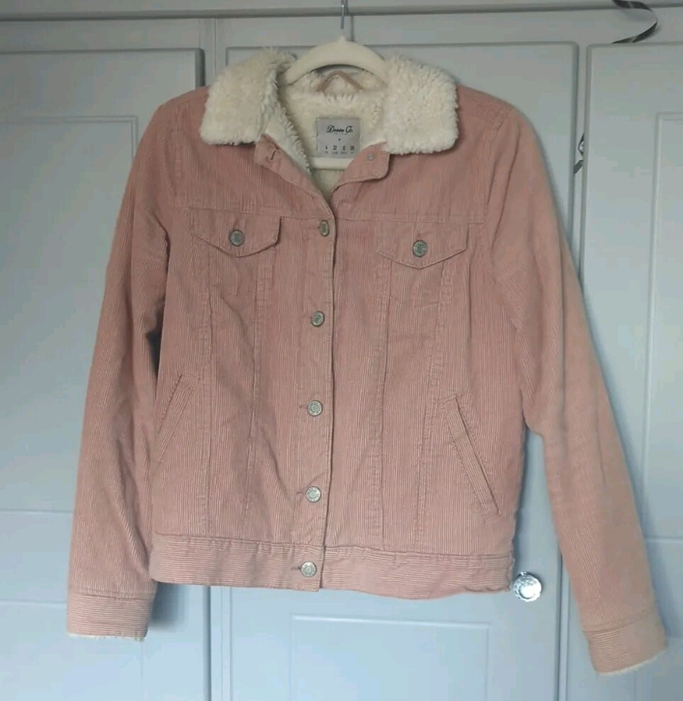 Pink Primark Denim Jacket With Fur Myntra Pink Corduroy Jacket Men