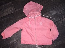 Vintage Weather Tamer Wind Breaker Pink Baby Child 24 Months Hoodie Jacket