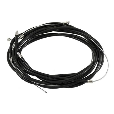 RMS KIT CAVI CORDE ASSEMBLATI FILI FRENO GAS GUAINA NERA PER PIAGGIO 50 CIAO PX