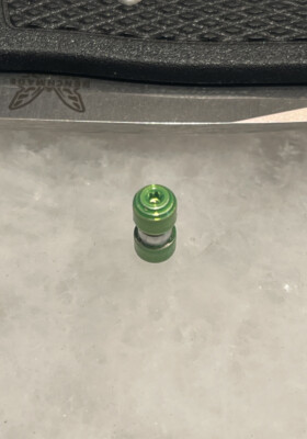 Translucent Green Thumb Stud For Benchmade Bugout 535 Mini 533 Bailout 537 Knife