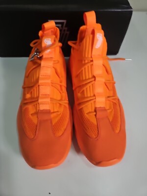 Triple 7 Shoes Mens Size 8 Racers Orange Citrus Running  display picture 1