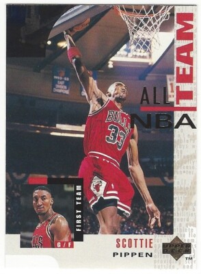 1994-95 UPPER DECK BASKETBALL #11 SCOTTIE PIPPEN ALL NBA TEAM
