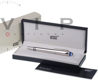 MONTBLANC STARWALKER METAL PLATINUM ROLLERBALL KUGELSCHREIBER ROLLER PEN 132512